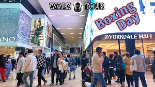 Yorkdale Mall Boxing Day 4K Walk Tour  Torontos Luxury Shopping Centre  2023 [upl. by Ydde330]