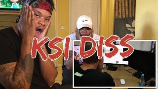 W2S  KSI Sucks RiceGum amp KSI Diss Track Official Video  REACTION [upl. by Hospers554]