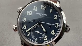 Patek Philippe Calatrava Pilot Travel Time 5524G001 Patek Philippe Watch Review [upl. by Nbi]