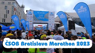 ÄŚSOB Bratislava Marathon 2023 [upl. by Meadows]