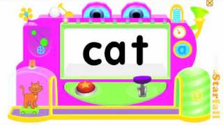 CVC Words Phoneme Substitution Deletion and Blending — a Starfall™ Movie from Starfallcom [upl. by Mun291]