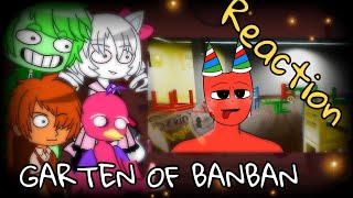 Some characters of Garden BANBAN react to GARDEN OF BANBAN 2 Fanmade AnimationGamesEdit [upl. by Per]