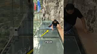 This glass bridge tricks people [upl. by Reynolds]