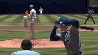 Matt Waldron’s knuckleballs versus Dodgers offense of LEGEND difficulty MLB The Show 23 [upl. by Gentille688]