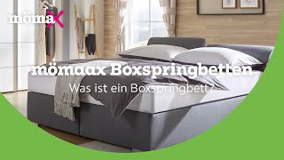 Was ist ein Boxspringbett inkl Aufbau  mömax Boxspringbetten Beratung [upl. by Clite]