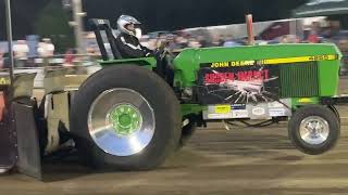 EXCITING TRACTOR PULLING at Kendall County Fair tubalcain john deere [upl. by Tonnie335]