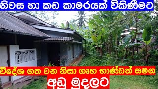 මුදල් හදිස්සියකට විකුණන නිවස හා කඩ කාමරය  houseforsale in kaluthara  Idam Kadam [upl. by Ynamreg580]