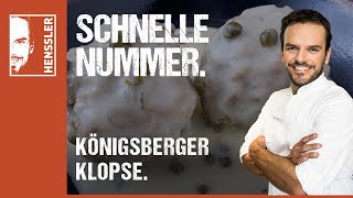 Schnelles Königsberger KlopseRezept à la Grill den Henssler von Steffen Henssler [upl. by Battista]