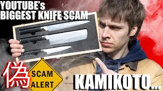 Biggest Knife Scam on Youtube Kamikoto Kitchen Knives [upl. by Anelrihs]