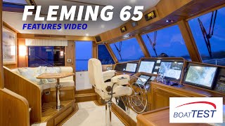 Fleming Yachts 65 2020  Features Video [upl. by Quin]