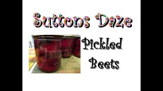 How I Pickle Beets  Canning Pickled Beets [upl. by Eeldivad]