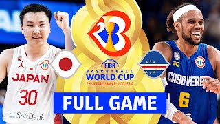 Japan v Cape Verde  Full Basketball Game  FIBA Basketball World Cup 2023 [upl. by Porter]