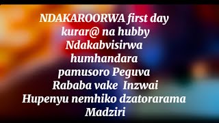 NDAKABVISIRWA HUSIKANA HWANGU PAMUSORO PEGUVA RATEZVARA EVERYDAY VANONDICHINJANA NEMWANA WAVO [upl. by Hayward]