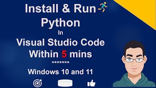 How To Run Python In Visual Studio Code  How To Setup Python In VSCODE 2023 And Windows 10 or 11 [upl. by Enej]