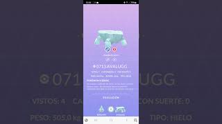 Avalugg Nº 713 Kalos Pokédex Pokémon GO [upl. by Royce748]