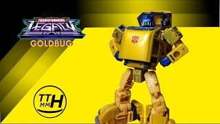 Transformers G1 and Legacy Goldbug review stop motion [upl. by Oiluig]