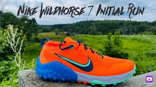 Nike Wildhorse 7 Initial Run [upl. by Arela]