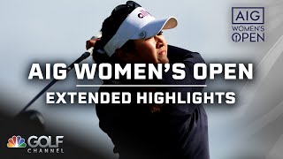 AIG Womens Open 2024 Round 2  EXTENDED HIGHLIGHTS  Golf Channel [upl. by Rajewski]