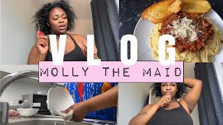 Diary of molly the maid • I made a quality spag bowl • Swimming with the girls [upl. by Sukcirdor]