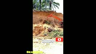 Detikdetik alat berat pengerukan tebing bejayasvc automobile viralvideo [upl. by Draude]