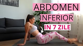 ABDOMEN INFERIOR  Rezultate In 7 Zile  Antrenament Eficient Pentru Abdomen [upl. by Corella445]