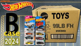 Unboxing Hot Wheels 2024 B Case [upl. by Brine]