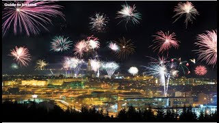 🔴 2024 ICELAND REYKJAVIK NEW YEAR FIREWORKS AND COUNTDOWN HAPPY NEW YEAR [upl. by Nadia]