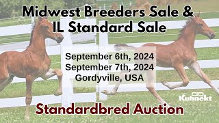 Standardbred Auction  2024 Central Illinois Standardbred Sale [upl. by Thais]