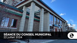 20240722 conseil municipal de RouynNoranda [upl. by Louella]