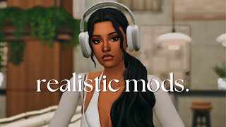 15 must have mods for realistic gameplay  the sims 4 [upl. by Lehsreh153]