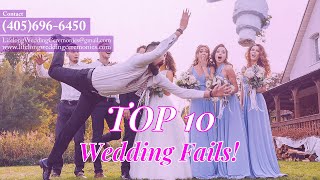 Top 10 Epic Wedding Ceremony Fails That Will Make You Cringe [upl. by Anaehs]