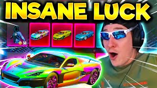 NEW HYPER CAR in PUBG 😍 Huge CRATE OPENING ⚡ [upl. by Anoynek]