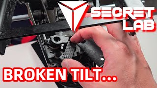 Secretlab Busted Tilt  Repairing Gaming Chair [upl. by Mali296]