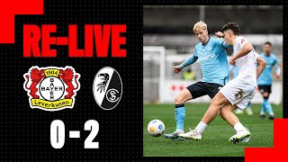 RELIVE Bayer 04 Leverkusen U19 🆚 SC Freiburg U19 02  DFBPokal der Junioren Viertelfinale [upl. by Nnairb128]