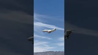 netjets flying into Bermuda Dunes airport NetJetsInc [upl. by Oisangi]