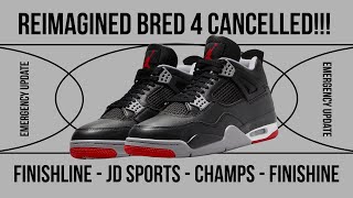 Air Jordan 4 Bred Reimagined Canceled What You Need to Know [upl. by Sayce729]