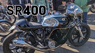 SR400 フルカウルカフェレーサー [upl. by Dnarud]