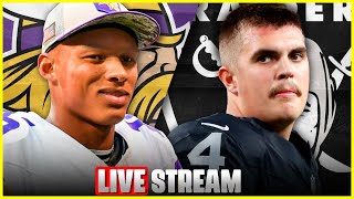 Raiders vs Vikings LIVE w WiFIWillie amp DialUp Audrey [upl. by Aral]