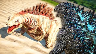 SHIN GODZILLA 2 vs GODZILLA 2021  Jurassic World Evolution 蒲田くん  ゴジラ Legendary mod [upl. by Klina]