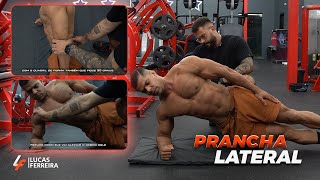 ABDOMINAL PRANCHA LATERAL  Treino com Lucas Ferreira [upl. by Mccarthy900]