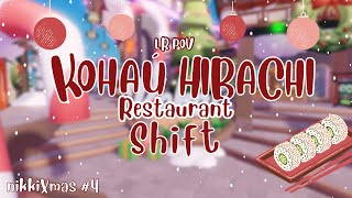 Kohaú Hibachi Restaurant  LR POV  nikkiXmas 4 [upl. by Ramin]