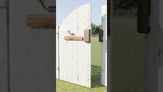 Old and simple wooden lock mechanism 3d awesome howto [upl. by Rehpetsirhc]