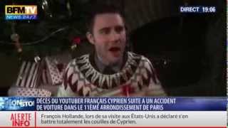 Cyprien est MORT  BFM TV tout YouTube est en deuil [upl. by Ullund]