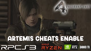 RPCS3 v27  Resident Evil 4 NPEB00342  Artemis Cheats Enabled Files in Description [upl. by Nuri]