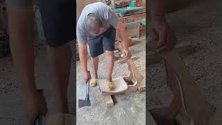 Wood saddle flap assembly process [upl. by Niloc]