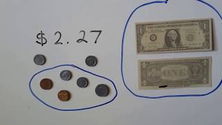 Grade 2 Math 97 Dollars and Cents counting [upl. by Aneetsyrk10]