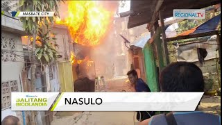 Balitang Bicolandia 10 harong sa Masbate City nasulo [upl. by Alfonzo]