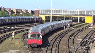 London Underground 1973 Stock 863 and 116 departing Northfields Depot [upl. by Oicangi]