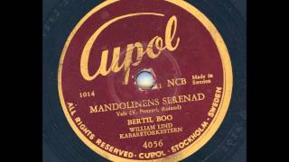 BERTIL BOO WILLIAM LIND KABARETORKESTERN  MANDOLINENS SERENAD [upl. by Nimajeb]