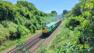 Heidelberg Class 59101 amp 6Z73 On The Brighton Mainline 170724 [upl. by Griselda169]